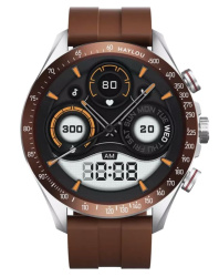 Умные часы Xiaomi Haylou Smart Watch Solar Pro LS18 коричневые