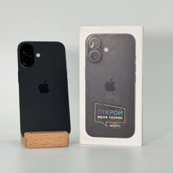 Смартфон Apple iPhone 16 256Гб черный б/у
