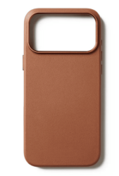 Чехол кожаный LeatherCase MagSafe для iPhone 17 Pro Max коричневый