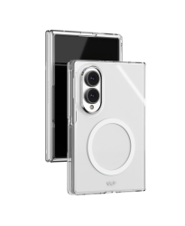 Чехол пластиковый VLP Puro c MagSafe на Samsung Galaxy Z Fold 8 прозрачный