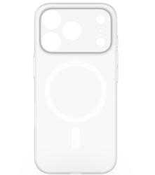 Чехол силиконовый Momax MagSafe для iPhone 17 Pro Max белый