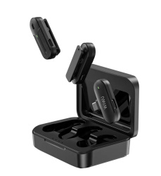 Микрофон беспроводной петличный Wiwu (WI-WM002) Type-C черный