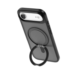 Чехол пластиковый Wiwu Armor Ultra с MagSafe для iPhone Air с подставкой матовый черный