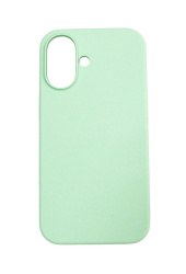 Чехол силиконовый Silicone Case 360 для iPhone 16 светло-зеленый