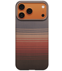 Чехол Pitaka Ultra Slim Case для iPhone 17 Pro Max коричневый