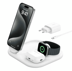 Док-станция Belkin Boost Charge 3in1 MagSafe 15 W белая