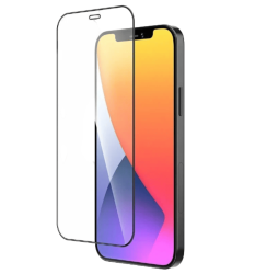 Защитное стекло для iPhone 12 Pro Max 3D черное (тех пак)