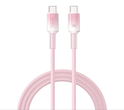 Кабель Wiwu Neolink Type-c to Type-c 60W (1м) розовый