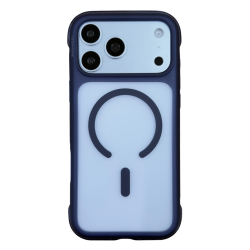 Чехол силиконовый Keephone Monica Airbag с MagSafe для iPhone 18 Pro Max матовый синий