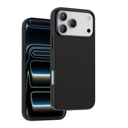 Чехол кожанный Keephone Peekaboo с MagSafe для iPhone 17 Pro черный