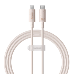 Кабель Baseus Habitat Type-C to Type-C 100W (1м) розовый