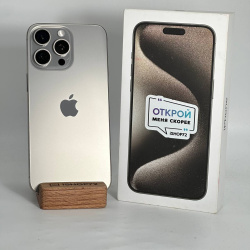 Смартфон Apple iPhone 15 Pro Max 512Гб &quot;натуральный титан&quot; б/у
