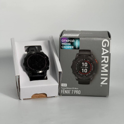 Garmin Fenix 7 Pro Solar Carbon Gray wt Black Band б/у