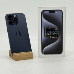 Смартфон Apple iPhone 15 Pro 256Гб &quot;синий титан&quot; б/у