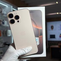 Смартфон Apple iPhone 16 Pro Max 256 Гб "песчаный титан" б/у