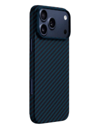 Чехол кевларовый Kzdoo Keivlar Explorer MagSafe для iPhone 17 Pro Max синий