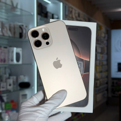 Смартфон Apple iPhone 16 Pro Max 256Гб "песчаный титан" б/у