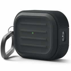 Чехол силиконовый Elago Armor Hang для Apple AirPods Pro 3 черный