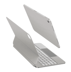 Чехол-клавиатура Uniq Venno Pro Magic Keyboard для iPad Air 11'' (2024/2025) белый