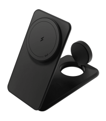 Док-станция VLP Alum Power Pro Qi2 3 в 1 черный титан