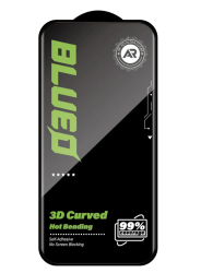 Защитное стекло BlueO для iPhone 17 Pro Max 3D закаленное черное