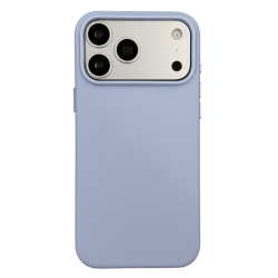 Чехол кожанный Keephone Peekaboo с MagSafe для iPhone 18 Pro Max голубой