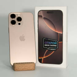 Смартфон Apple iPhone 16 Pro Max 512Гб &laquo;песчаный титан&raquo; б/у