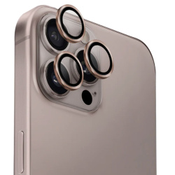 Защитное стекло камеры Wiwu Falcon Ultra Clear для iPhone 16 Pro/16 Pro Max песчаный титан