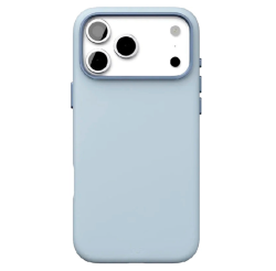Чехол силиконовый SiliconeCase MagSafe для iPhone 18 Pro Max голубой