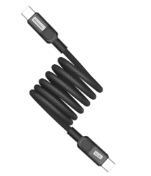 Кабель Momax Mag-Link Type-C to Type-C 60W (1м) тканевый черный