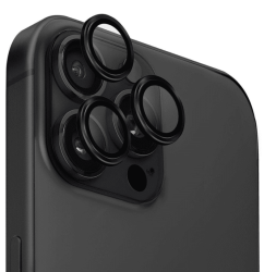 Защитное стекло камеры Wiwu Falcon Ultra Clear для iPhone 16 Pro/16 Pro Max черное