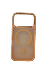 Чехол пластиковый Wiwu Armor Pro с MagSafe для iPhone 17 Pro матовый с оранжевым