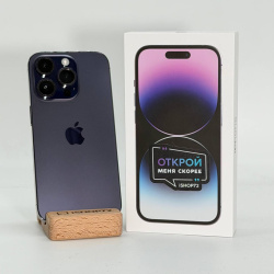 Смартфон Apple iPhone 14 Pro 256Гб темно-фиолетовый (eSim) б/у
