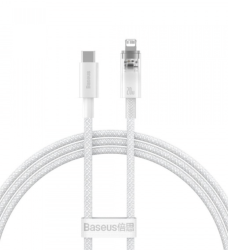 Кабель Baseus Purely Lightning to Type-C 20W (1м) белый