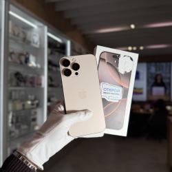 Смартфон Apple iPhone 16 Pro Max 256 Гб "песчаный титан" б/у