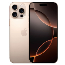 Смартфон iPhone 16 Pro 1Тб «песчаный титан»