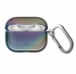 Чехол Uniq Iridescia для Apple AirPods Pro 2 переливающийся черный