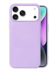 Чехол силиконовый Silicone Case MagSafe для iPhone 17 Pro Max сиреневый
