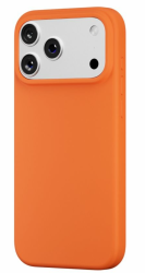 Чехол силиконовый Silicone Case для iPhone 17 Pro Max оранжевый
