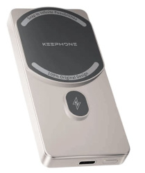 Внешний аккумулятор Keephone Magcube Magnetic 5000 mAh серебристый