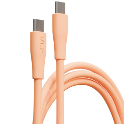 Кабель VLP Type-C to Type-C 60W (1м) оранжевый