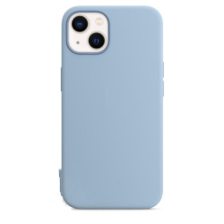 Чехол силиконовый Silicone Case 360 для iPhone 14 голубой
