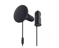 Автомобильный держатель Baseus CW01 с беспроводной зарядкой черный