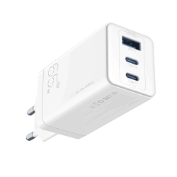 СЗУ Vyvylabs GaN 65W 2 Type-C + USB белое