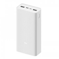 Аккумулятор внешний универсальный Xiaomi Mi Power Bank 3 30000mAh белый