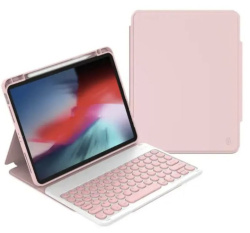 Чехол-клавиатура Wiwu Protective Keyboard Case для iPad 10.9 (2022) розовый