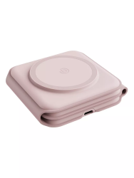 Док-станция Bazic Trio Plus 15W 3 в 1 розовая