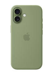 Чехол силиконовый Silicone Case MagSafe для iPhone 17 зеленый