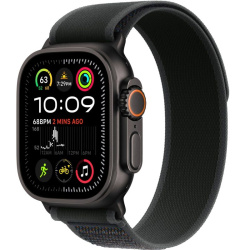 Apple Watch Ultra 2 (2024) GPS + Cellular, 49 мм, корпус из черного титана, ремешок Trail черного цвета