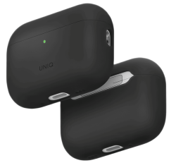 Чехол Uniq Lino для Apple AirPods Pro 3 темно-серый